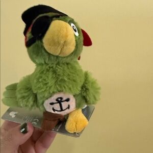 New Authentic Disneyland Pirate Parrot Lovely Shoulder Plush Doll Toy